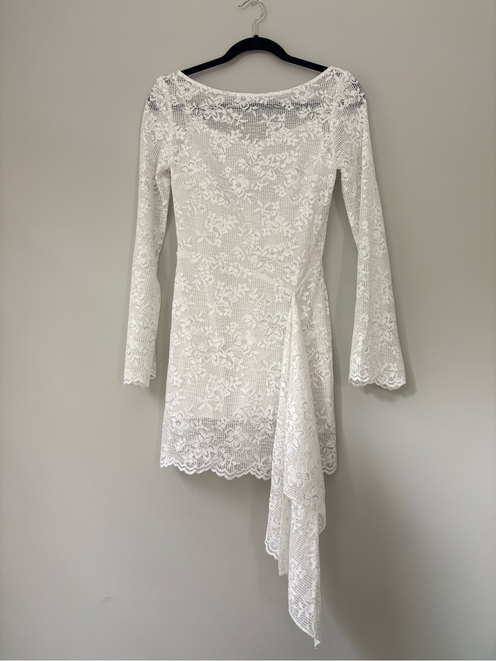 Hill House Becca Dress in White Metallic Lace, Size XS. NWT